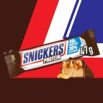 Bulk Snickers Protein Bars, Chocolate & Peanuts, Vegetarian (18x47g)