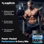 Creatine Gummies 5000mg - Blueberry Flavor 120 Count