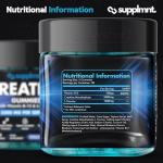 Creatine Gummies 5000mg - Blueberry Flavor 120 Count