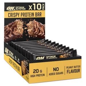 Optimum Nutrition Protein Bars, Peanut Butter Flavour (10x65g)