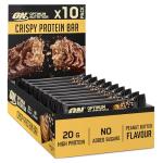 Optimum Nutrition Protein Bars, Peanut Butter Flavour (10x65g)