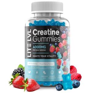 LITE LVL Mixed Berry Creatine Gummies – 4000mg