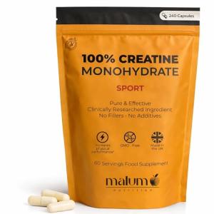 Malum Creatine Monohydrate 3000mg Vegan Capsules