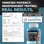 LITE LVL Mixed Berry Creatine Gummies – 4000mg