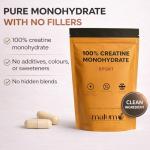 Malum Creatine Monohydrate 3000mg Vegan Capsules