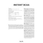BULK POWDERS Unflavoured BCAA Powder, 500g