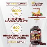 Chewable Vegan Creatine MAX Gummies - 5000mg