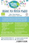 Natural Health Market Organic Pea Protein Powder 250g