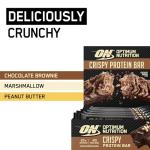 No-Sugar Protein Bars for Bodybuilders: Optimum Nutrition, Chocolate Brownie