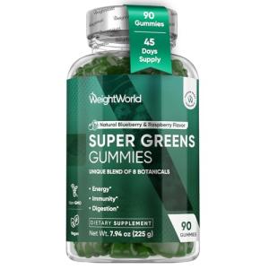 Super Greens Gummies for Energy & Immunity
