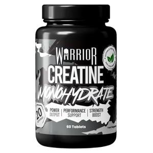 Warrior Creatine Monohydrate Tablets – 3000mg, 60 Capsules