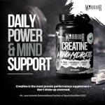 Warrior Creatine Monohydrate Tablets – 3000mg, 60 Capsules