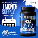 Warrior Core BCAA 2:1:1 - 60 Tablets