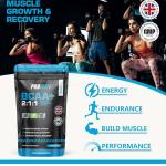 BCAA 3000mg Vegan Capsules with Vitamins B12 & B6