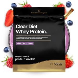 Clear Diet Whey Protein Isolate, Mixed Berry, 500g