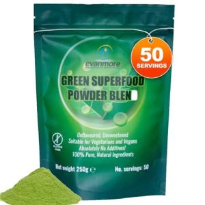 Evanmore Super Greens Powder - 250g Energy Boost