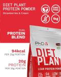 Vegan Strawberry Cream Protein Powder – 40 Servings