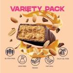 Gluten-Free Protein Bars, Vegan, High-Fiber, Natural, 12-Pack