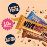 Gluten-Free Protein Bars, Vegan, High-Fiber, Natural, 12-Pack