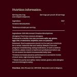 100% Pure Micronised Creatine Monohydrate Powder