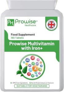 Prowise Daily Multivitamins with Iron – 180 Tablets