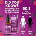 Liquid Creatine Monohydrate Drops – Berry Flavor