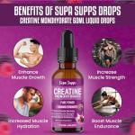 Liquid Creatine Monohydrate Drops – Berry Flavor