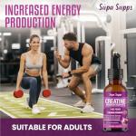 Liquid Creatine Monohydrate Drops – Berry Flavor