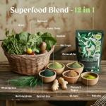 NaturaleBio Green Superfood Powder for Energy & Detox