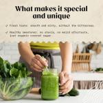 NaturaleBio Green Superfood Powder for Energy & Detox