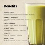 NaturaleBio Green Superfood Powder for Energy & Detox