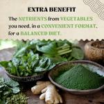 NaturaleBio Green Superfood Powder for Energy & Detox