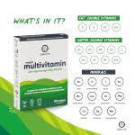 Vegan Multivitamins with B12, D3, K2 & Iron