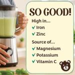 Organic Vegan Protein Powder Blend - Unflavored 2kg