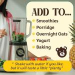 Organic Vegan Protein Powder Blend - Unflavored 2kg