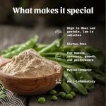 NaturaleBio Organic Vegan Pea Protein Powder 450g