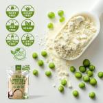 Pea Protein Isolate Powder - 100% Vegan, Gluten-Free