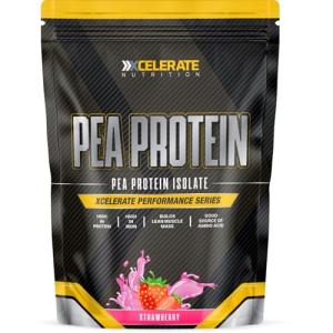 Plant-Based Pea Protein Powder - Strawberry Flavor
