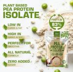 Pea Protein Isolate Powder - 100% Vegan, Gluten-Free