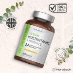 Vegan Multivitamin with B12, D3 & Zinc - 180 Tablets