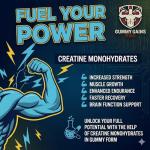 Creatine Gummies – Vegan, Sugar Free, 60 Count