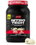 NitroTech Whey Protein Powder with Creatine, Vanilla