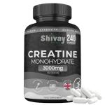 Vegan Creatine Monohydrate 240 Capsules - 3000mg