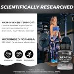 Vegan Creatine Monohydrate 240 Capsules - 3000mg