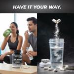 Vegan Creatine Monohydrate 240 Capsules - 3000mg