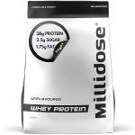 Millidose 1kg Unflavoured Whey Protein Powder