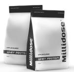 Millidose 1kg Unflavoured Whey Protein Powder