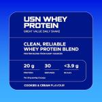 USN Cookies & Cream Whey Protein Powder 900g