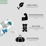 Vegan Creatine Gummies for Performance and Muscle Power