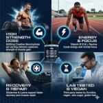 PRX Vegan Creatine Gummies 5000mg - Blueberry